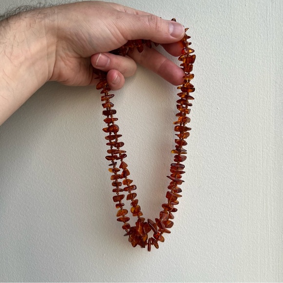 39” LONG Vintace Baltic Amber Necklace - Picture 1 of 5